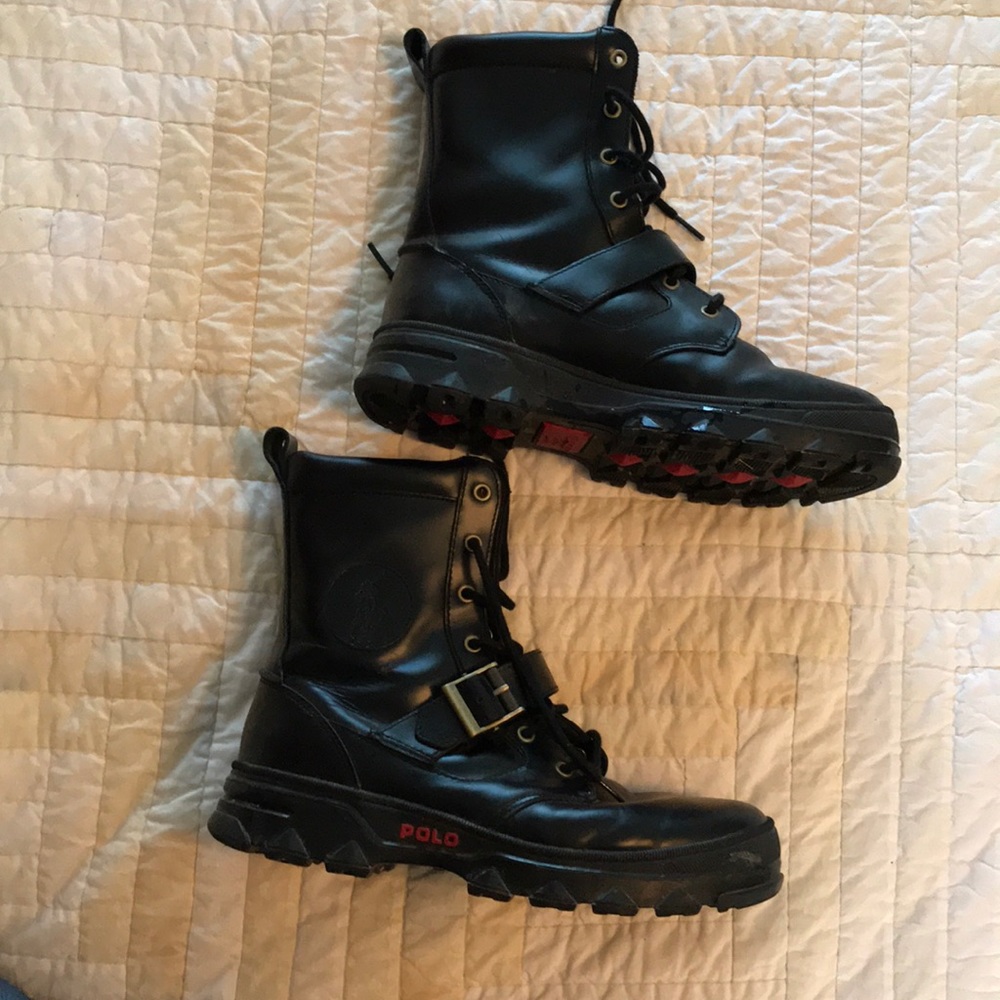 Polo Ralph Lauren black boots